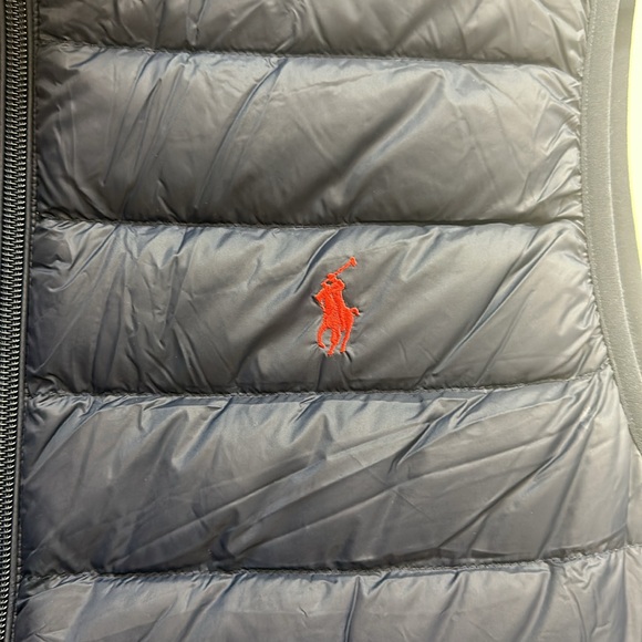 Ralph Lauren Navy Blue Puffer Vest - Picture 3 of 6